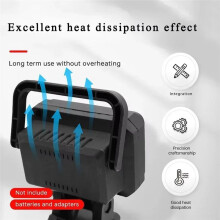 For  14.4V 18V Li-Ion Battery BL1830 LED Work Lamp Light Torch Flashlight Light Camping Emergency Lighting BL1430