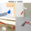 Bleed Roller for Compensating Compound 23 cm - Spike Length 14 mm - Bleed Roller and Spiked Roller Compensating Compound 7