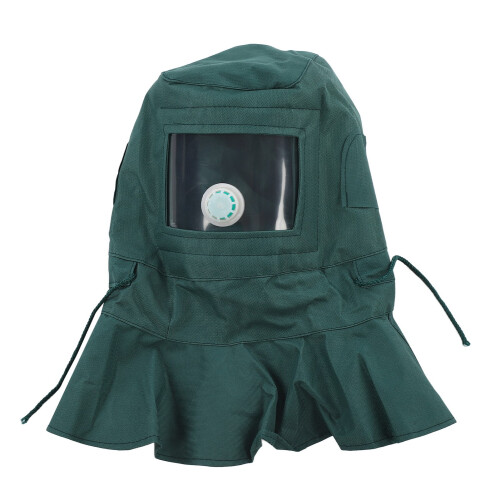 Hood de sablage avec couverture en tissu durable, adapté à une utilisation intensive 1