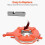 Threading Machine Dies, 2-1/2in to 4in NPT Pipe Dies,Right-Handed HSS Pipe Threading Dies,Fit Pipe Threading Machines 6