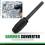 Five-Hole to Four-Hole Conversion Rod Chuck Black Electric Hammer Converter Conversion Rod Checkered 7