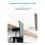Adjustable Keyboard Tray Under Desk Slide Undermount Keyboard Holder Clamp- Rail Height Adjustable 6