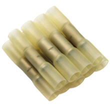 100 Stück Schrumpfverbinder, Isoliert, Wasserdicht, Crimp-Anschlussklemmen, Dichtung, Stoßverbinder für Elektrische Kabel, 26-10 AWG C