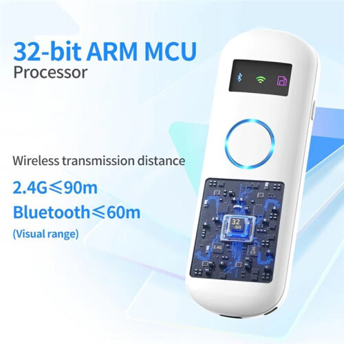 Portable Barcode Reader Pocket Scan  Scanner  Qr Barcode Scanner 2D Wireless 1