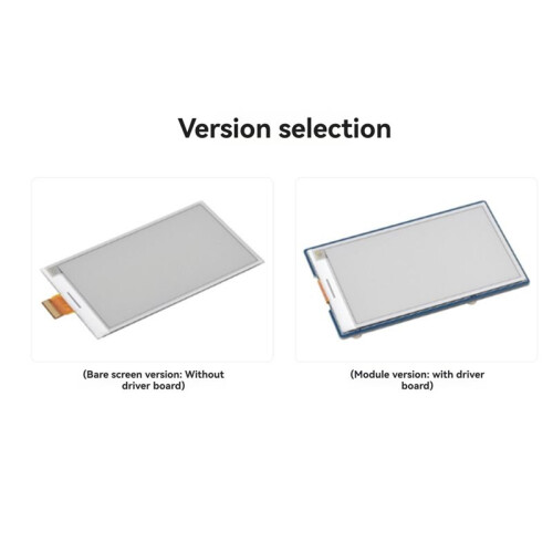 3.7inch E-Paper Display Module 416x240 Red-Yellow-Black-White for  Raspberry Pi ESP32 STM32 Nude Screen Version 2