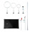 Laboratory Grade Metalware Set, Lab Support Stand Set with Iron Clamp Holder, Flask Clamp, and Condenser Stand 7