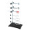 Laboratory Grade Metalware Set, Lab Support Stand Set with Iron Clamp Holder, Flask Clamp, and Condenser Stand 6