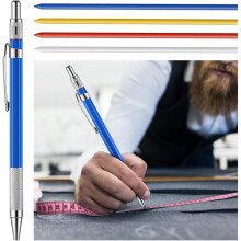 Chalk Pencil for Fabric Marking,2mm Ultra Fine Refillable Sewing Fabric Pencils,Sewing Quilting Tailoring Tools, B