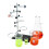 Laboratory Grade Metalware Set, Lab Support Stand Set with Iron Clamp Holder, Flask Clamp, and Condenser Stand 5