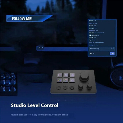 For StreamDeck Global Version Stream Deck Screen Knob Desktop Integrated Console Live Editing Design  Visual Keypad 1