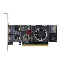 PCIe 3.0 X16 Expansion Card PLX8749 Split-Free M.2 NVME SSD Expansion Card Compatibility External Card