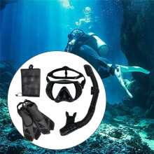 Snorkel Diving Mask and Goggles Diving Swimming Tube Set Adult Unisex