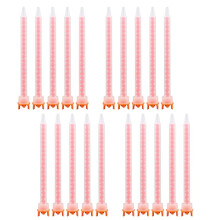 20pcs Epoxy Mixing Nozzle Static Mixing Nozzle MFHX08-18T Adhesive Cartridges Tip Mixer Nozzles (4:1/10:1 Ratio)