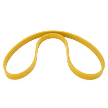 2PCS Rubber Band Saw Tires for 10 Inch Wheel, Noise Reduction Yellow