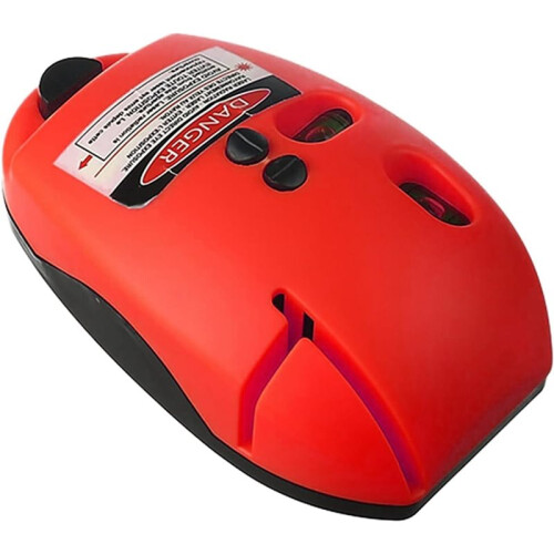 Vertical Mouse Laser Level Infrared Horizontal  Right Angle Bubble Level Leveling 20M Long Distance 2 Lines Laser