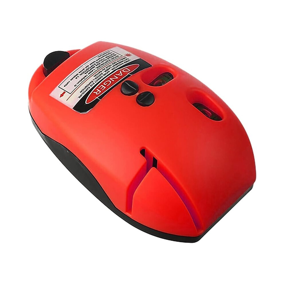Vertical Mouse Laser Level Infrared Horizontal  Right Angle Bubble Level Leveling 20M Long Distance 2 Lines Laser
