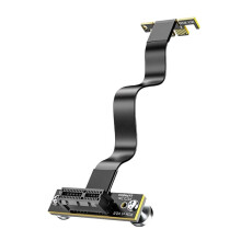 PCIe 4.0 X1 Magnetische Fixatie Riserkabel 16 Gbps 90 Dubbele Hoek voor PCIe WiFi-Kaart M.2-Adapter USB PCIe-Kaart 15 cm