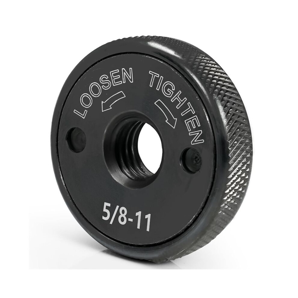 Quick Release Nut For Anlgle Grinder,5/8-11 Self Locking Flange Nuts Metal Lock Grinder Knurled Arbor Nut 6033822196679
