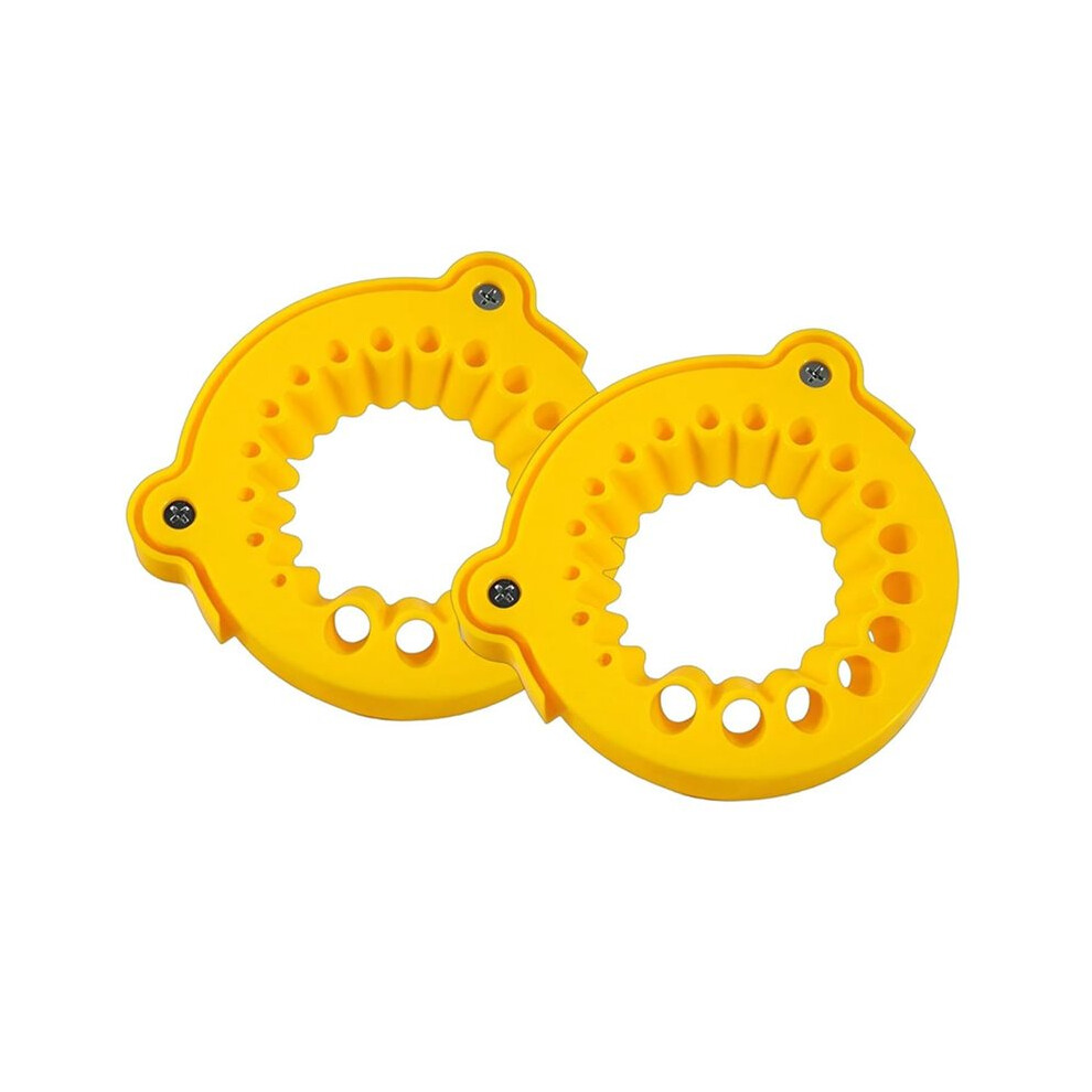 2 Pcs Drill Bit Sharpeners, Power Drill Bit Grinding Attachment Sharpening Jig ,Multipurpose Drill Sharpener 6031463261954