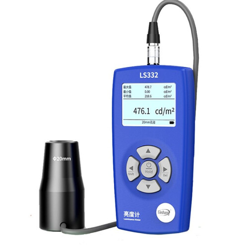 Linshang LS332 Screen Luminance Meter Spectrometer for Display Screen Lamps Brightness Flicker Frequency CCT CRI Testing