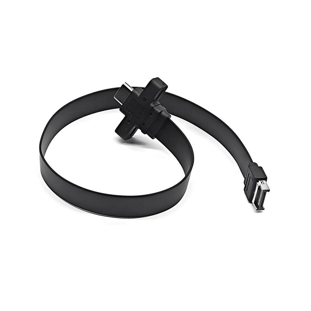 Connectors Usb 3.2 Front Panel Extension Cable Gen2x2 Baffle Cable Type-E To Chassis Type-C Front (A-Key) Female 20Gbps 4711388816911