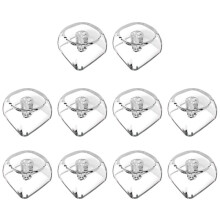 Touches MOA 1U Transparentes en Cristal PC, 10 Touches, pour Commutateurs MX, Clavier de Jeu, Transparent