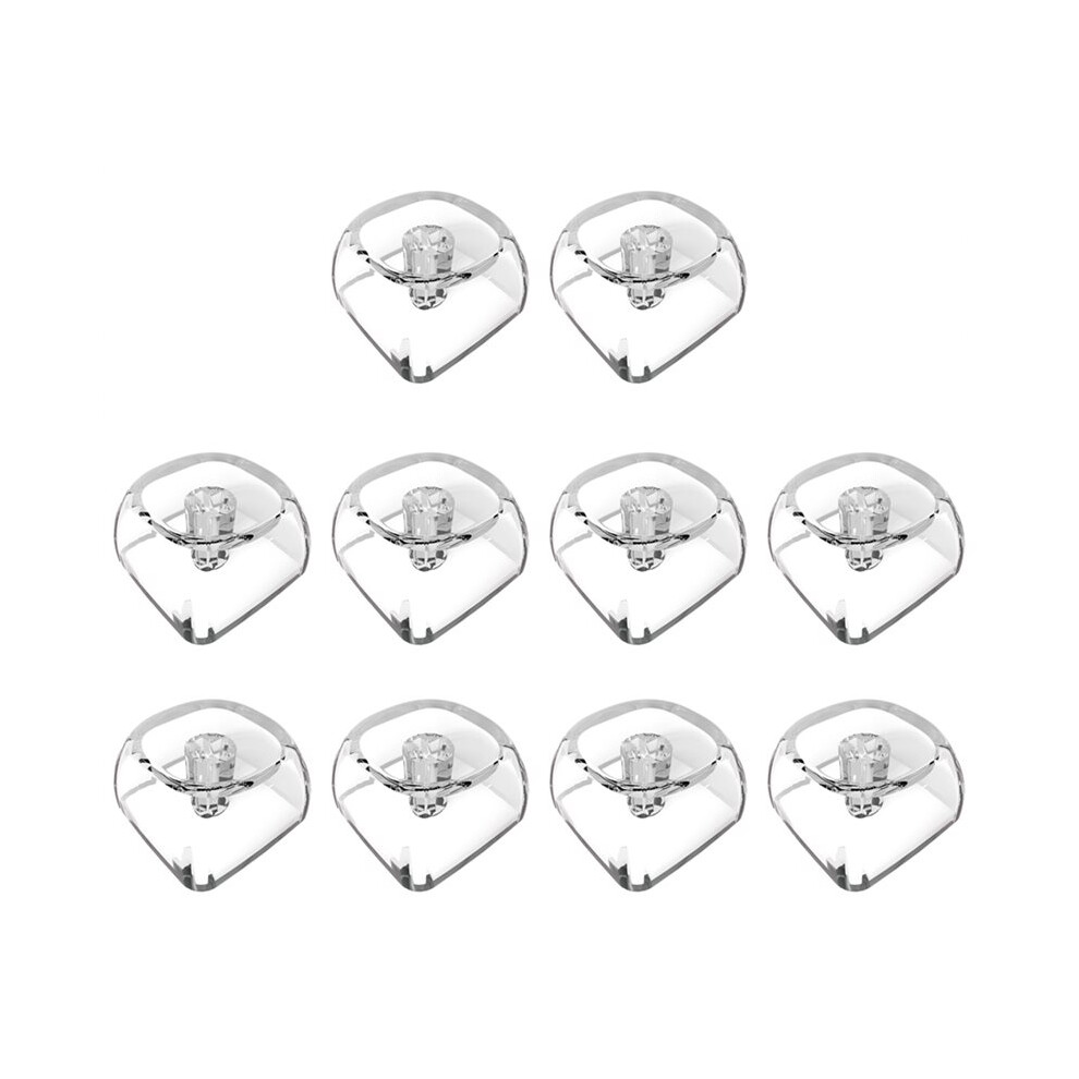 10Keys Moa 1U Keycap Transparents Pc Crystal Blank Keycaps For Mx Switches Gaming Keyboard Transparent 6033461032147