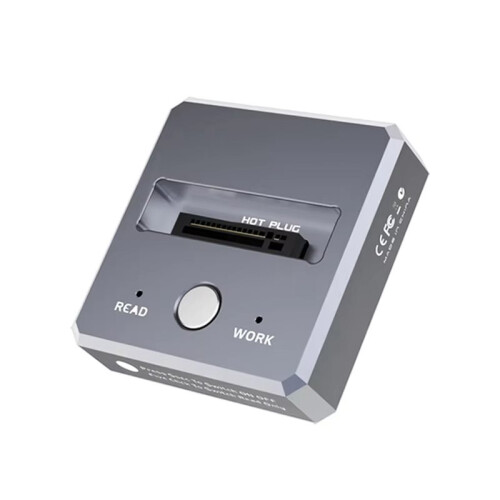 M.2 SSD Reader NVMe/ to USB-C SSD Docking Station USB3.2 Gen2 10Gbps Solid Disk Adapter with Write Protection