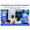 Linshang LS332 Screen Luminance Meter Spectrometer for Display Screen Lamps Brightness Flicker Frequency CCT CRI Testing 4