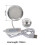 For  Led Lamp Kit Adjustable Light Kit Led Light Parts Hardware DIY Model White /Cold/Warm Light Without 3 Pcs 3