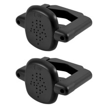 2pcs Baby Gate Banister Adapters, Black No-Drill Mounting Accessories Universal Stairway Baby Gate Mounting Kit
