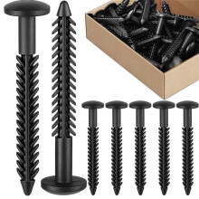 Fijaciones de Vinilo para Persianas Exteriores, Tornillos de Plástico para Persianas, Clavijas para Persianas Exteriores (26 Unidades)