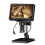 Digital Microscope with 7 Inch IPS Screen Coin Microscope with Lights HD Video Microscope for PCB Repair Plants PC View 1