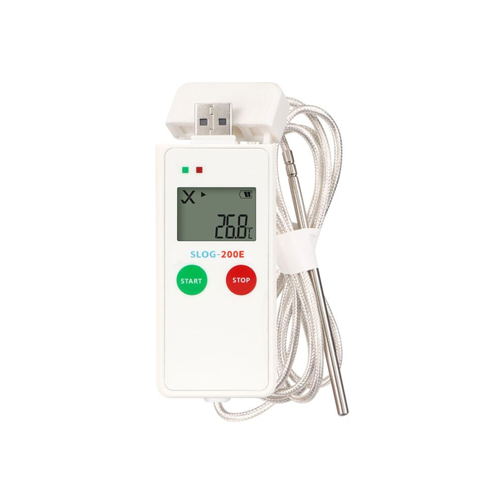 USB Temperature Data Logger - 200-70 Low Temperature Recorder for Cold Storage Dry Ice Cold Chain Warehouse Transport