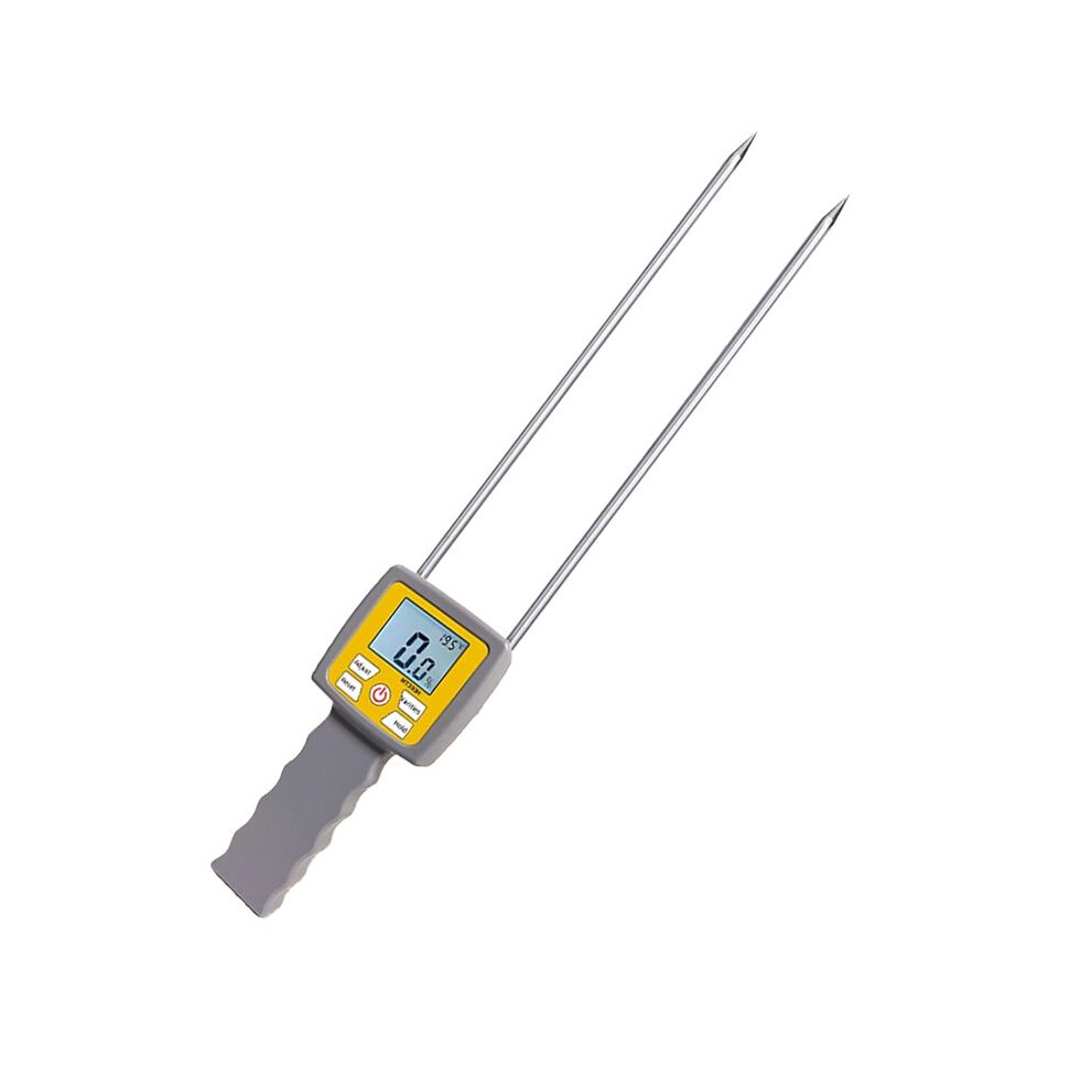 Hay Moisture Tester, With Probe & Backlight Lcd Display For Hay, Forage Grass, Alfalfa And Other Hays Moisture Testing 6033853540113