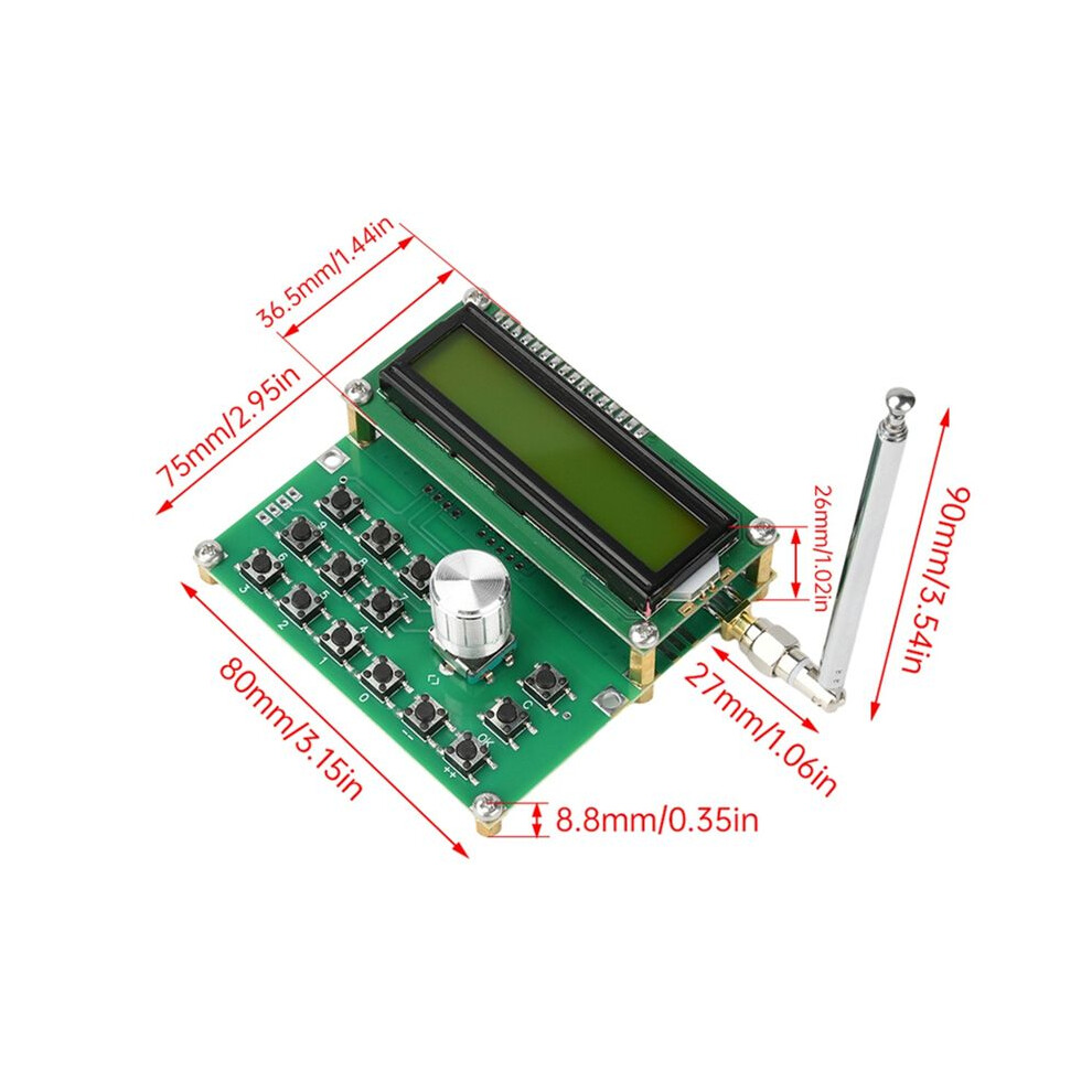 Adf4351 Signal Source Variable-Frequency Oscillator Signal Generator 35Mhz To 4000Mhz Digital Lcd Display 4.5V-5.5V 6031841364727