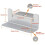 4 Set Solar Panel Mounting Bracket Kits PV Panel Roof Solar Panel Aluminum Mounting Z Type Bracket 6