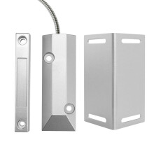 Heavy Duty Wired Alarm Garage Door Magnetic Contacts Sensor NC with Adjustable Bracket