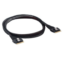 Server High-Speed Cable SFF-8654 Slim SAS to PCI-E Slimline SAS 4.0 SFF-8654 8i 74pin Host Server Disk Array Data Cable