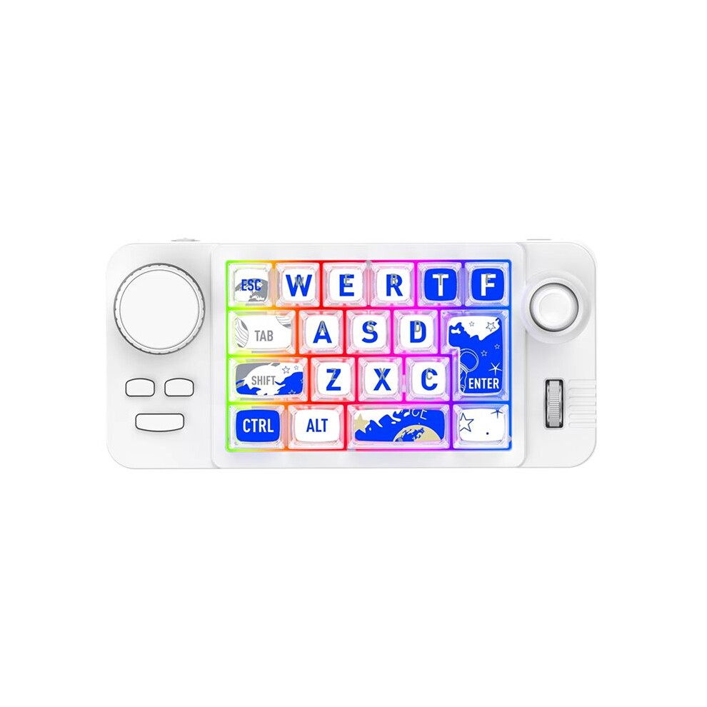 Hot Swap Wireless Mechanical Keyboard With Volume Scroll Rgb Backlit Wired Keyboard Programmer Gaming Keypad,A 6032656568195