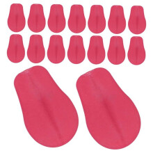 20pcs Realistic Plush Dog Tongues for Puppy Crafting Accessories for DIY Stuffed Animal Projects Doll Making Supplies
