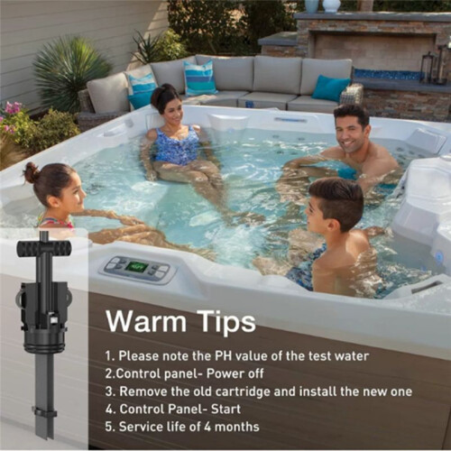Pool Filter, Water Purifier, Salt Chlorine Dispenser,Freshwater Salt Replacement Filter 2