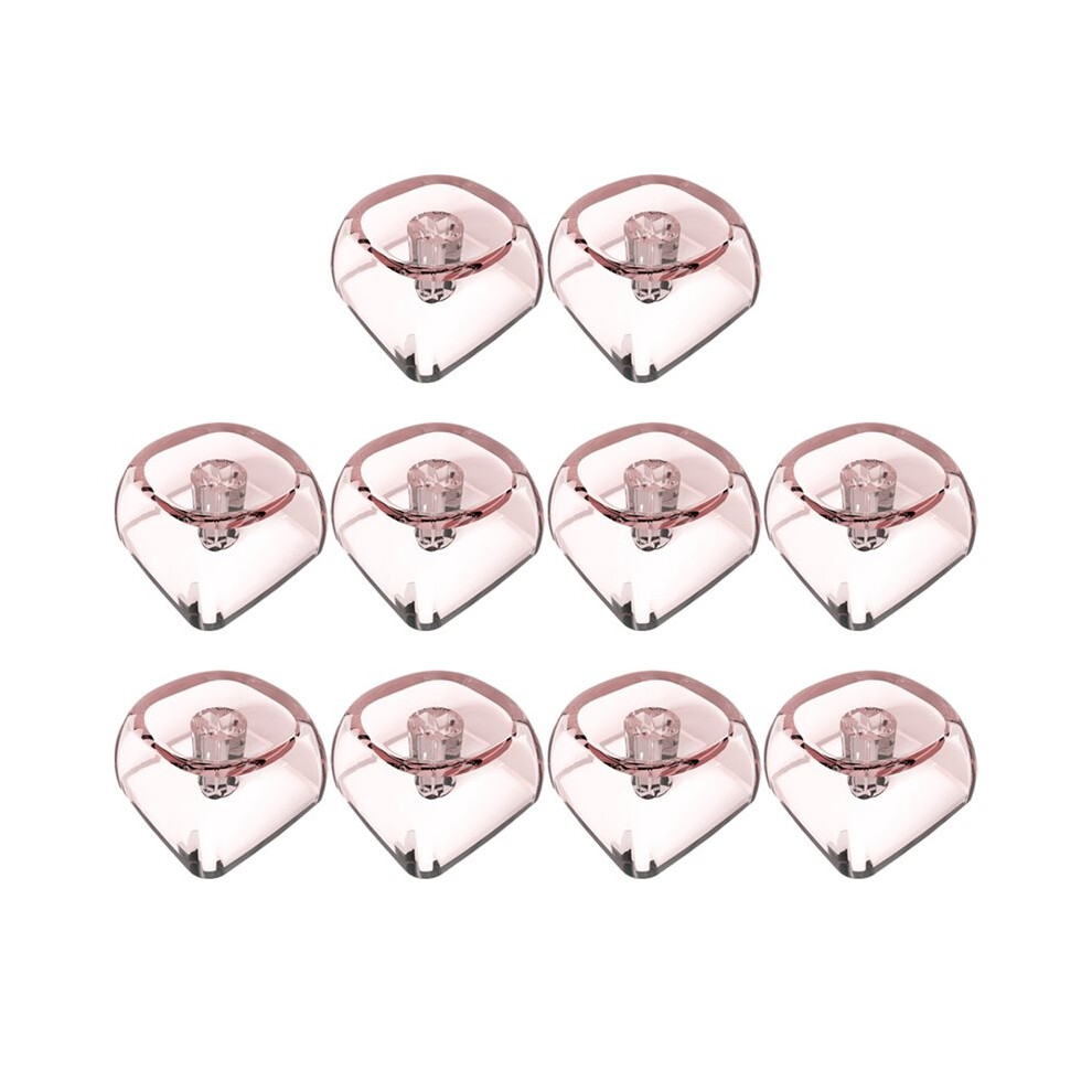 Saudism 10Keys Moa 1U Keyboard Keycap Pc Transparents Crystal Blank Keycaps 1.7Mm For Mx Switches Gaming Keyboard B