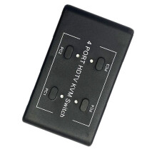 Kvm- 4X1 4K -Kompatibler Splitter Usb-Hub-Umschalter Übertragungsadapter Telefonladegerät Mehrere Expander Dock für Pc
