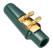 Kit bocchino per Sassofono Alto Verde con legatura e accessori per ancia