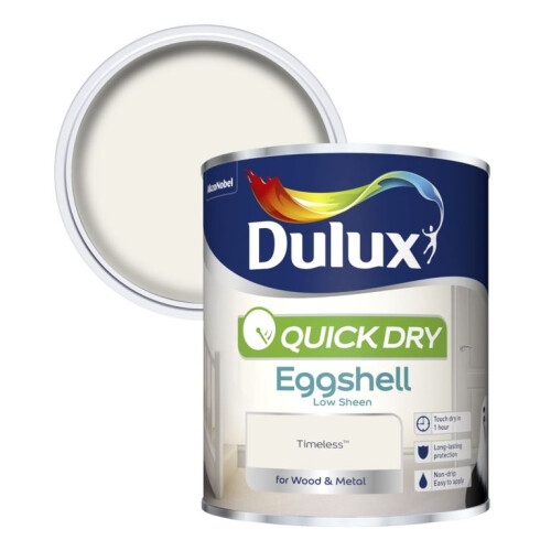 Dulux Dulux Quick Drying Eggshell 750ml Timeless 1