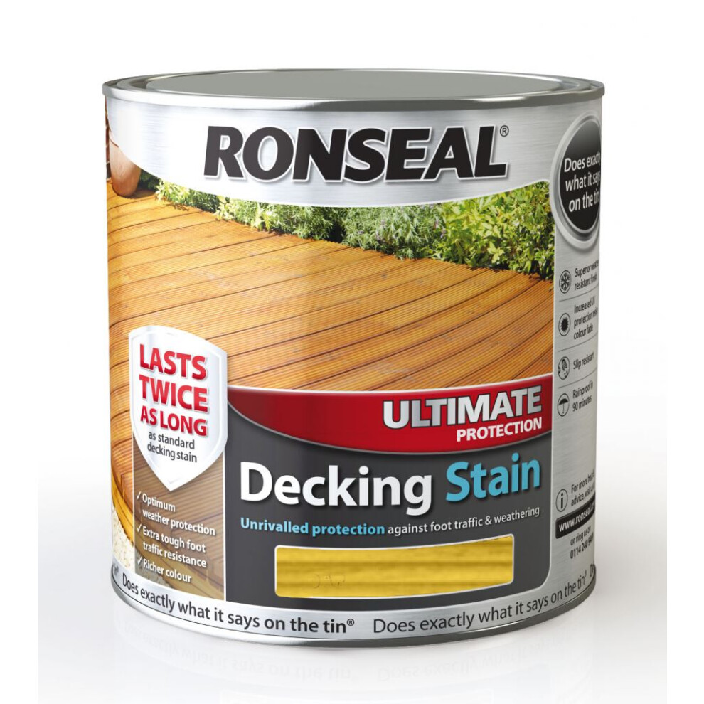 Ronseal Ultimate Protection Decking Stain Cedar 2.5 Litre 39106