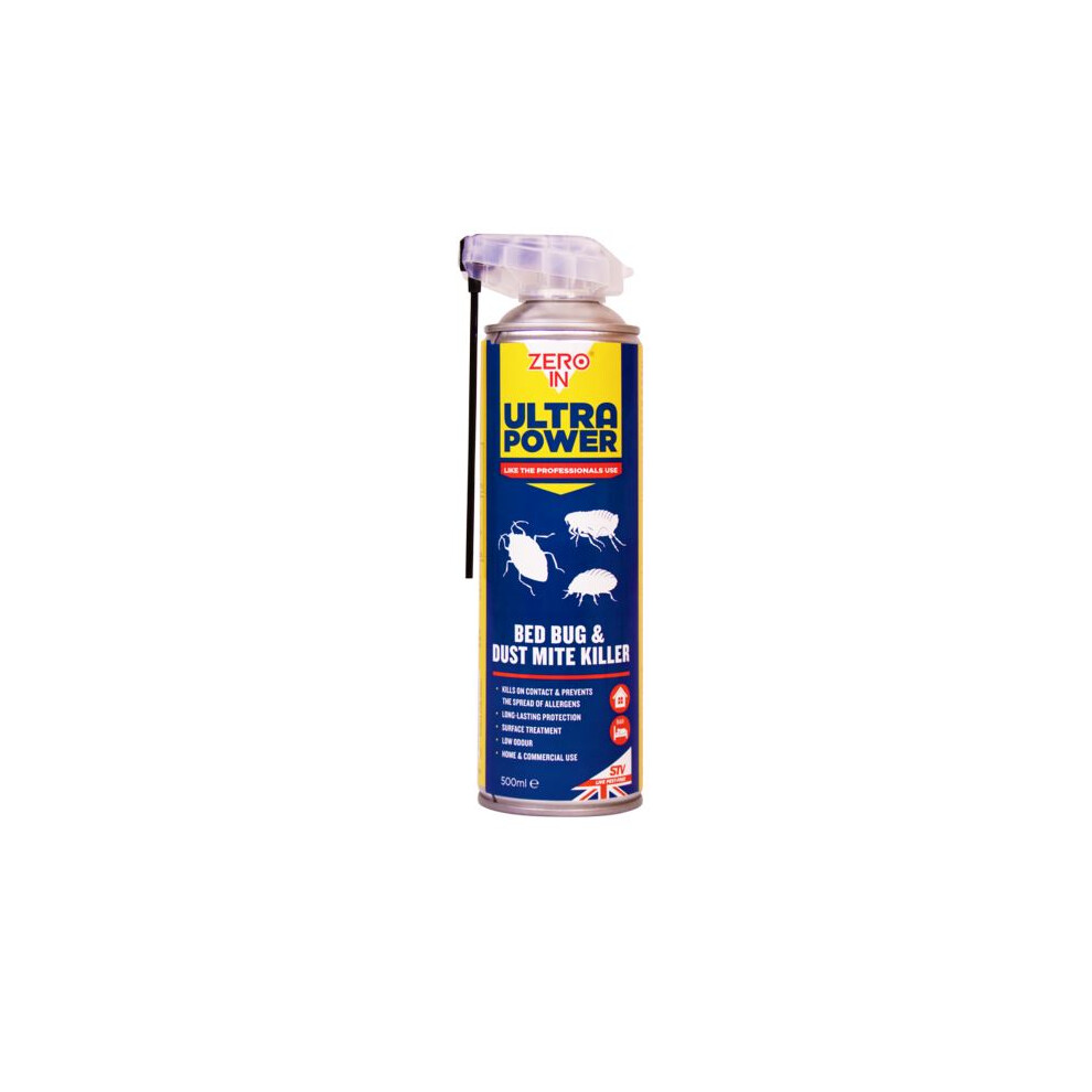 Zero In - Ultra Power Bed Bug & Dust Mite Killer - 500Ml