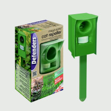 Defenders Mega-Sonic Cat Repeller (Ultrasonic, Motion Activated, Weather Tested, Water Resistant, Humane Cat Deterrent, Protects Garden Areas,...