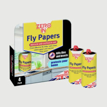 Zero In Fly Papers - 4 Pack-ZER015